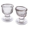 2activelife Glass Eye Wash Cups (Set of 2) with Storage Container | Eye Cleaner Solution for Tired Eyes, Eyestrain, Makeup, and Dust | Eye-Shaped Rim for Eye Rinse and Cleansing - Transparent