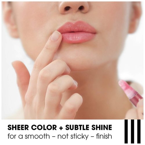 ChapStick Total Hydration Vitamin Enriched Subtle Pink Tinted Lip Oil Tube, Lip Care - 0.24 Oz