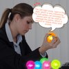 Rcanedny 20 Pcs LED Bouncy Ball Light up Fidget Spiky Ball Funny Flashing Squeaky Ball for Clsssroom Rewards Birthday Christmas Carnival Party Favors, 4 Colors