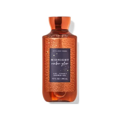 Bath & Body Works Signature Collection Shower Gel For Women 10 Fl Oz (Midnight Amber Glow)