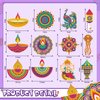 38 Pcs Diwali Party Decorations for Home Happy Diwali Banner Deepavali Hanging Swirls Kit Festival Lights Party Decorations Indian Party Supplies Indoor Outdoor Decor