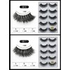 Vayator 10 Pairs/Set 3D Mink Lashes Natural False Eyelashes Dramatic Volume Fake Lashes Makeup Eyelash Extension Silk Eyelashes (G806)