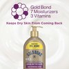 Gold Bond Cocoa Butter Glow Daily Hydrating Lotion with Shea Butter, Cocoa Butter & Coconut Oil, Exfoliating Moisturizer for Dry Skin, 24 oz.