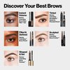 Revlon Eyebrow Pencil & Powder, ColorStay Brow Creator 2-in-1 Eye Makeup with Spoolie, Longwearing with Precision Tip, 615 Soft Black, 0.23 Oz