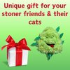 PAW:20 Bud Jr. The Weed Nug | Funny Cat Toy | Cool Plush Catnip Toy | Fun Novelty Gift | Play and Funny Photos