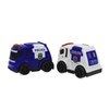 6 PCS Friction Power City Builder Construction Cars for Kids Boys Girls with Police Car, Ambulance, Fire Truck, Concrete Mixer Truck, Crane, Excavator