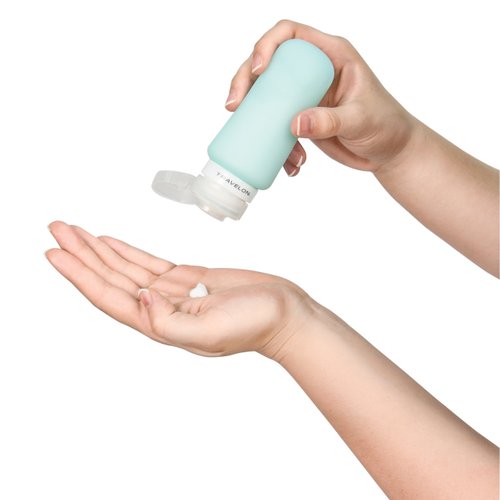 Travelon Set Of 2 Smart Tubes, 3 Ounce, Orange/Blue, One Size