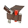 Explorer Adjustable Under Mattress Bedside Pistol Holster Car Seat Desk Closet Gun Handgun Holster with Flashlight Loop Magazine Holder (Coyote Tan Bed Holster)