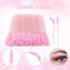 175 Pieces Lash Packaging Wholesale, Include 30 Empty Eyelashes Packaging Box, 30 False Lash Trays, 15 Eyelash Tweezers and 100 Eyelash Brush Mascara Wands Disposable (Pink)