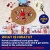 GEEKBEAR Hwatu - Korean Flower Card Game - Hanafuda - Go Stop HWATOO - Godori Game - New Year Board Game - Minari Movie Game