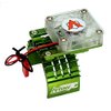 Powerhobby Cooling Fan for Traxxas Velineon VXl-3 ESC + 540 Heatsink Motor Fan Combo Green FITS : Traxxas Slash, Stampede 2WD, RUSTLER & Bandit