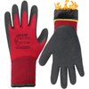 LOCCEF 2 Pairs Winter Work Gloves for Men and Women, Freezer Gloves for Work Below Zero, Thermal Insulated, Super Grip (S)