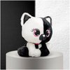 GUND P.Lushes Designer Fashion Pets Lady Luna Cat Premium Stuffed Animal Soft Plush, Black and White, 6”