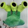 JHESAO 7" Pea Plants and Peashooter Plush Toys Threepeater PVZ Plush 1 2 Stuffed Soft Doll Three-Heads Pea Toy New