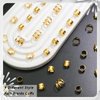 VENOFEN 40PCS Hair Jewelry for Braids Gold Braid Clips Non-Piercing Ear Cuffs Multi Style Dreadlock Jewelry Metal Loc Braids Accessories Hair Decoration for Women and Girls