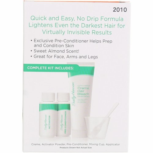 Sally Hansen Creme Hair Bleach Extra Strength For Face & Body (6 Pack)