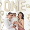 Letter Balloons Beige,40 Inch Letter O Balloons,A-Z Alphabet Name Foil Balloons,Big Single Cream Aluminum O Word Balloons Helium for Birthday,Anniversary,Baby Shower,Wedding Party Supplies Decorations