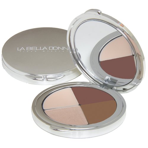 La Bella Donna Complete Brow Kit Quad Compact - Brunette