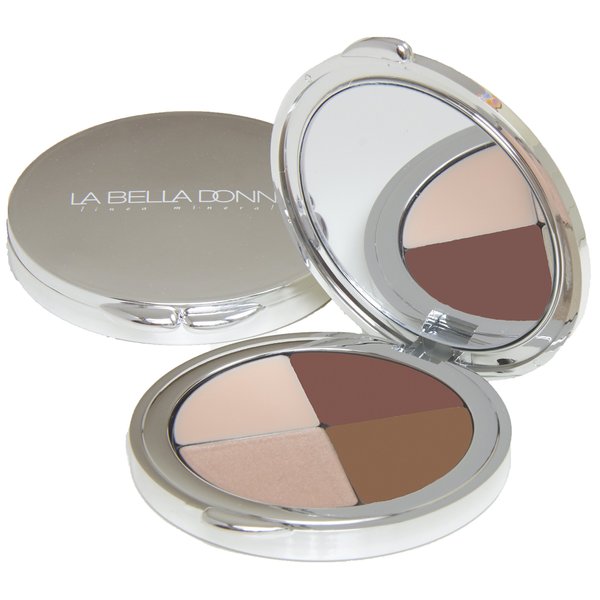 La Bella Donna Complete Brow Kit Quad Compact - Brunette