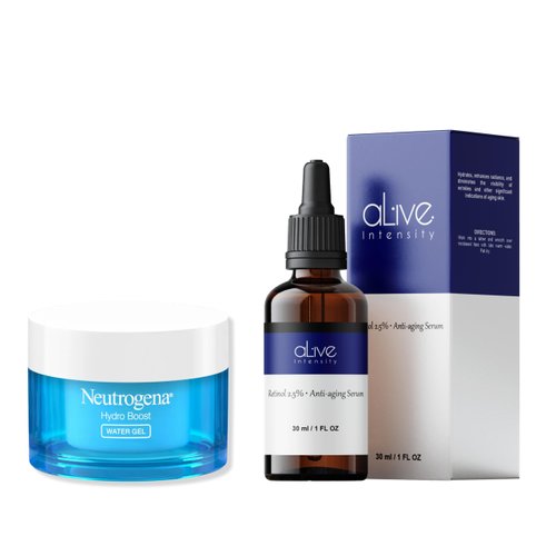 Alive Intensity 'Neutrogena' Hydro Boost Hyaluronic Acid Hydrating Water Gel Daily Face Moisturizer With Retinol 2.5% Neutrogena Hydro Boost + Retinol 2.5%