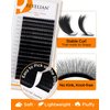 BEYELIAN Easy Fan Volume 3D Lash Extensions 0.05/0.07 C/D 8-15mm Mixed & Single Length Tray Premade Self Fanning Eyelash Fan for Lash Extensions Professional Supplies for Lash Techs (0.05 C 8-15mm)