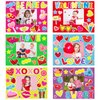 chiazllta 30 Packs Valentine’s Day Picture Frame Craft Kits for Kids Valentines DIY Craft Heart Art Valentine’s Day Party Decoration Favor Home Classroom Game Activities