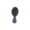 Essential Mini Hair Brush by BeaverStrong, Pocket-size Detangler Brush with Soft Bristles for Travel, Toddlers, Kids, Teens (Charcoal Black)