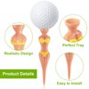 Funny Golf Tees Lady Girl Golf Tees, 76 mm/ 3 Inch Plastic Pin up Golf Tees, Home Women Golf Tees for Golf Training Accessories Uncle Father Present Men Gift Bachelor Party (30 Pieces)