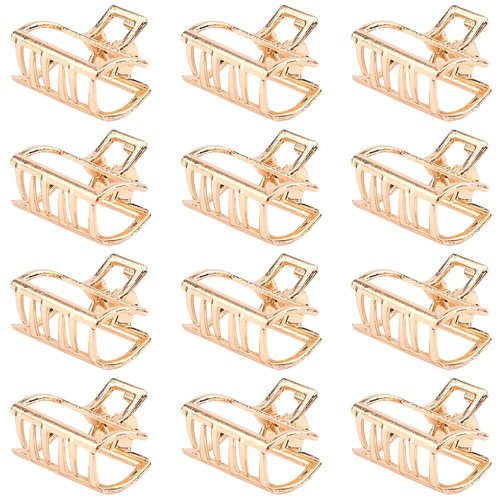 Small Hair Claw Clips Mini Hair Clips Metal Hair Clips Non-slip Hair Clips Hair Clamps Grip Hair ...