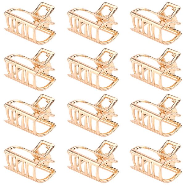 Small Hair Claw Clips Mini Hair Clips Metal Hair Clips Non-slip Hair Clips Hair Clamps Grip Hair Clips for Thick Short Hair Hair Accessories