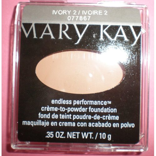 Mary Kay Creme to Powder Foundation Ivory 2 - Square Compact