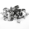Bonsicoky 30Pcs M32 Rigid Pipe Strap, 1-1/4" Stainless Steel 2 Holes Cable U Bracket Pipe Clamp for Fixing Pipe or Cable, 0.71" Width