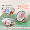 Visual Timer for Kids and Adults, Teeloray Time Timer Kids Timer for Desk 60 Minute Countdown Timer Mechanical Kitchen Timer, Time Management Tool for Home Classroom Teacher Study Cooking, Pink