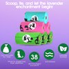 PET N PET 270 Counts Lavender Scented, Colorful Poop Bags for Dogs, 38% Plant Based & 62% PE Dog Poop Bags Rolls, Extra Thick Dog Bags for Poop, Doggie Poop Bags, Dog Waste Bags, Pet Poop Bags