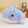 Plush Rainbow Shark Stuffed Animal Colorful Shark Hugging Pillow Shark Plushies Throw Pillow Shark Anime Gift for Kids and Lovers in Birthday,Valentine's Day,Christmas (11-Inch)
