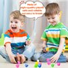 180 Pcs Plastic Tooth Holders Colorful Tooth Savers Multicolor Tooth Box Bulk for Kids Dentist Office Giveaways Theme Party Supplies Goodie Bag Fillers, 5 Colors