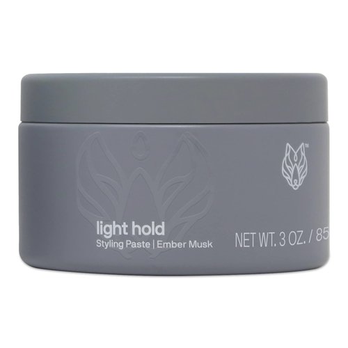 Black Wolf Hair Styling Paste for Men, Light Hold - Water Based Hair Styling Product for All Hair...