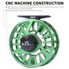Maxcatch Fly Fishing Reel with CNC-machined Aluminum Body Avid Series Best Value - 1/3, 3/4, 5/6, 7/8, 9/10 Weights(Black, Green, Blue, Silver, Black&Silver) (Green, 5/6 wt)