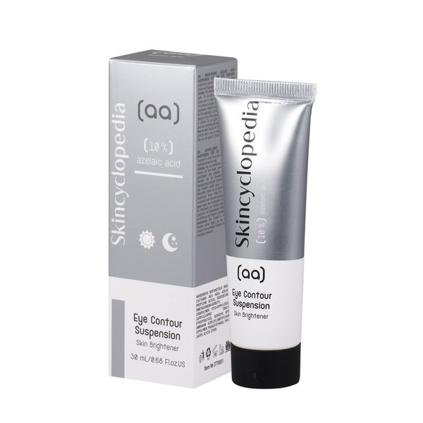 Skincyclopedia Eye Contour Azelaic Complex 10%, Skin Brightener, High Grade Suspension for Dark Circles, Puffy Eyes, Crow's Feet, Fine Lines & Wrinkles, Redness Relief, Fade and Repair Dark Spots