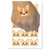 Peeking Corgi Dog Temporary Tattoo Water Resistant Fake Body Art Set Collection - 15 2" Tattoos (1 Sheet)