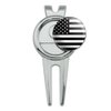 GRAPHICS & MORE Subdued American USA Flag Black White Military Tactical Golf Divot Repair Tool and Ball Marker