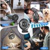 Korbot 8-inch Clip on Fan - 12000mAh Portable Fan Battery Rechargeable with 3 Speeds and Strong Airflow, USB Fan Small Desk Fan Personal Quiet Fan for Office Stroller Bedroom and Camping.