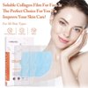 SUNDEER Pure Collagen Films, Highprime Collagen Film For Face, Melting Collagen Film, Soluble Collagen Hydrating Face Mask, Moisturizing, Improve Skin Elasticity, Reduce Fine Lines (2Box)