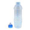 Arrow H2O On The Go Water Bottle, 1 Liter - Clear Plastic Water Bottle with Push Cap - Made in The USA, BPA Free - Built-in Convenient Handle, Leakproof - Ideal for The Gym and Sports Practice