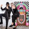 Jukebox Cutout Banner 50's Rock and Roll Banner Backdrop Birthday Party Decoration Baby Shower Birthday Party Supplies