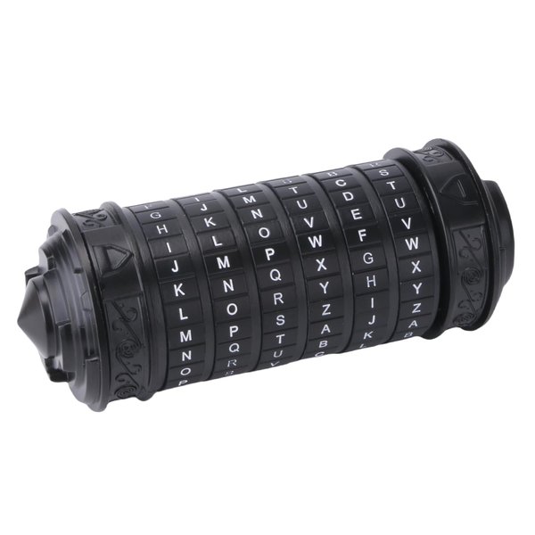 Cryptex Da Vinci Code Money Puzzle Box for Cash Gift Puzzle Boxes with Hidden Compartments Valentine's Day Gift for Boy Birthday Gifts for Her Gifts for Girlfriend Gifts for Men Gift for Mom (Black)