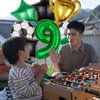 8PCS 32 inch Number 9 Balloon Soccer Balloons,Number Balloons Soccer Birthday Party Decorations,Suitable for Birthday Party World Cup Soccer Sports Theme Party Decorations