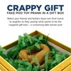Laughing Smith Crappy Gift - Fake Poo Toy Prank in a Gift Box - Fun Gag Poop Gifts for Kids and Adults - Perfect for Pranksters Who Love Poop Emoji, Poop in a Bag and Human Poop Jokes