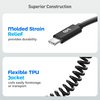Cable Matters Coiled USB C to USB C Cable with 3A / 60W Fast Charging 1-4 Feet, Support Apple CarPlay, Android Auto, USB C Charger Cable, for iPhone 16/15 Pro Max Plus, Galaxy S23, iPad Pro