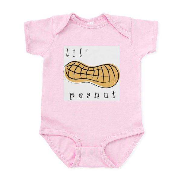 CafePress Lil' Peanut Infant Creeper Infant Bodysuit Baby Romper